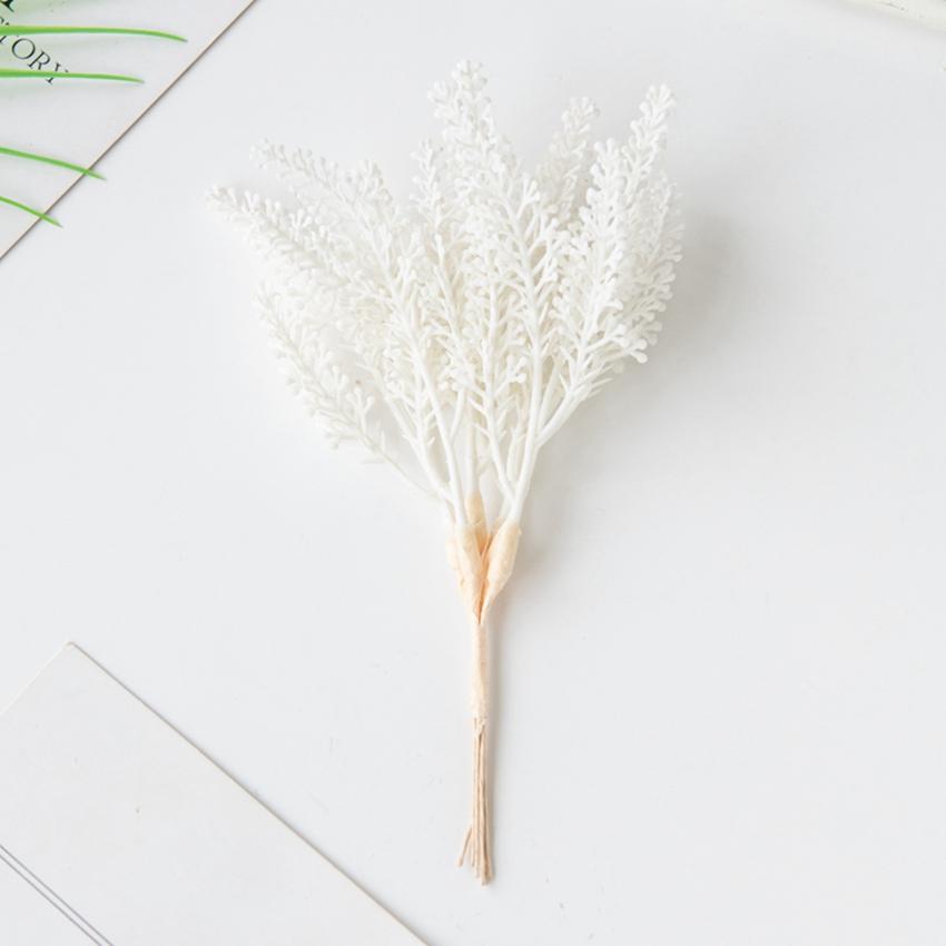 6Pcs Golden Fake Wheat Ear For Christmas Tree Decoration Home Wedding Arch Accessories Autumn Artificial Plant Photography Props