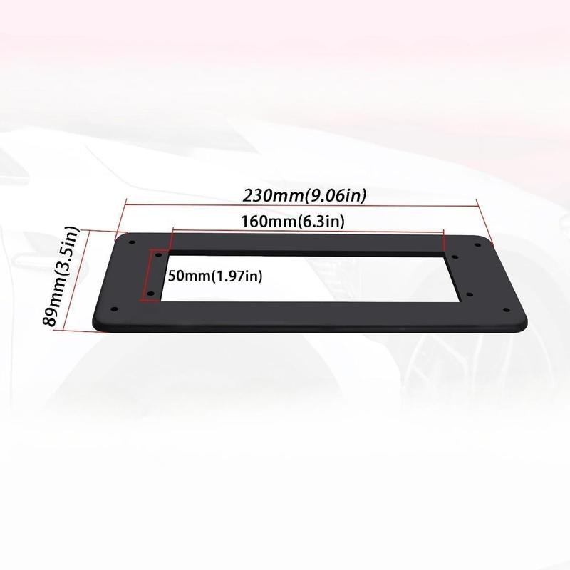 Marine Stereo System Adapter Plate Replacement Wear Resistant Mounting Plate Parts for Fusion Ms-ra70 Ms-ra70N Ms-ra70nsx