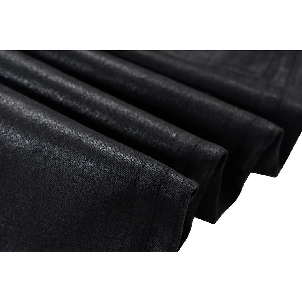 ZYLLO Streetwear Black Wax Leather Strecth Jeans for Men Ropa Hombre Baggy Y2k Flare Pants Oversized Straight Denim Trousers