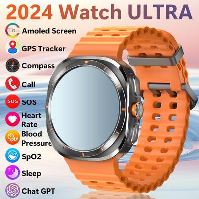 SACOSDING Nové hodinky Ultra klasické chytré hodinky Pánské dámské AMOLED Voice Call Chat GPT GPS Tracker Sportovní hodinky Kompatibilní huawei