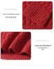 Women's Color-Blocking Wool Pullover Sweater - Stylish Loose Fit for Autumn and Winter