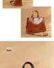 Spring 2025 Women's Leather Crossbody Shoulder Bag - Genuine Cowhide Casual Handbag for Ladies