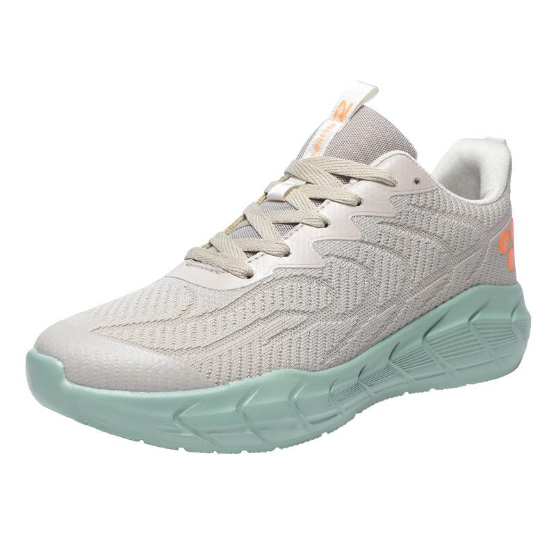 

Клей обувь новая обувь мужская и женская одинаковая сетчатая дышащая беговая обувь однотонная повседневная спортивная обувь мужская и женская обувь весна и осень 44 серый