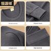 Hengyuanxiang Men's Pure Cotton Thermal Underwear Set