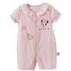 Newborn Girls' Pure Cotton 7A Anti-bacterial Summer Romper