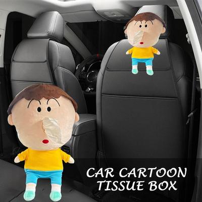 Auto Sitz Hängend Universal Niedlich Cartoon Taschentuchbox Innendekoration Zubehör Für Auto Aufbewahrung Aufbewahrungsbox Werkzeuge