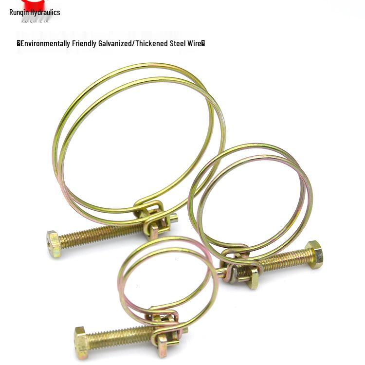 Galvanized Double Steel Wire Clamp for Hoses