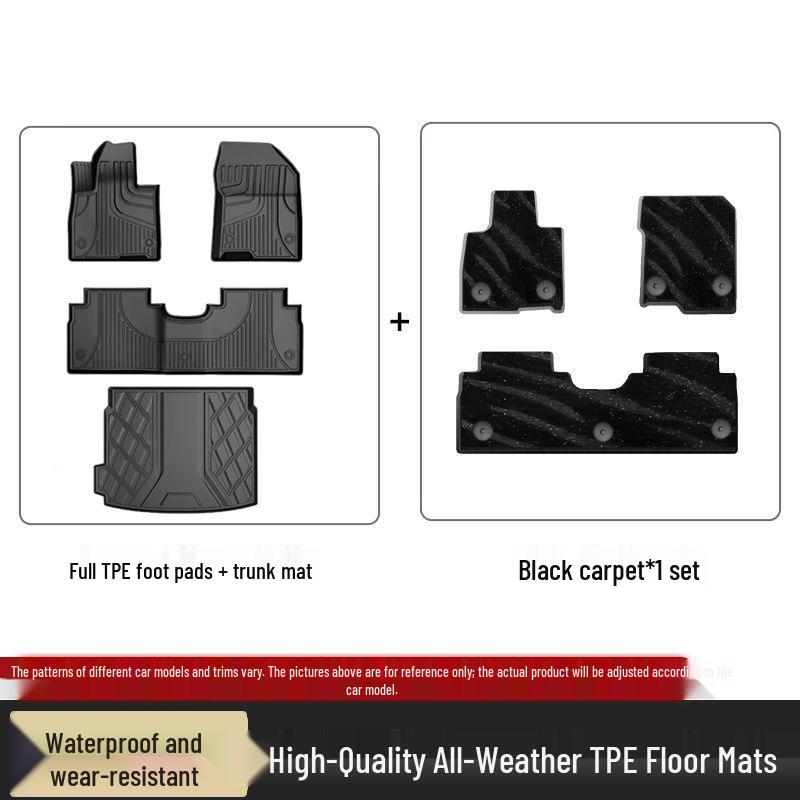 Custom TPE Floor Mats for Mercedes-Benz GLC Models (GLC300L, GLC260L, GLC200)