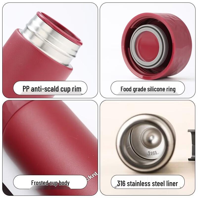 LOCK&LOCK LHC4256 Portable 316 Stainless Steel Insulated Mug