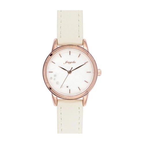 

Fragola Point Stone Watch H00223S-1 IV Women s Ivory