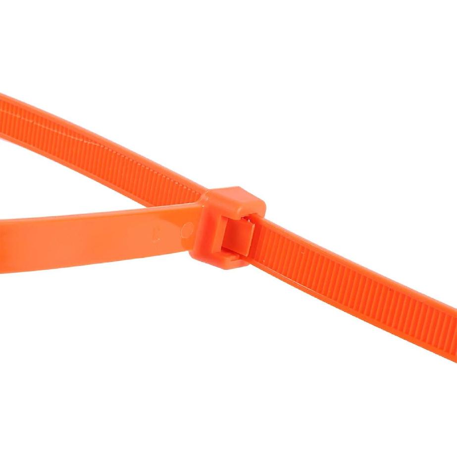 Low Temperature Resistant 10 Pcs/Set Reusable Tire Chains, Easy to Install Wheel Chains, Orange Colour for Car Truck Snow Chains Car Snow Chains for