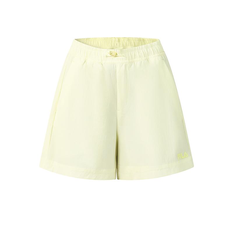 Fila Fitness Fashion Minimalist Sports Training Versatile Comfortable Loose Woven Casual Shorts Women Shorts A51W621804FYE