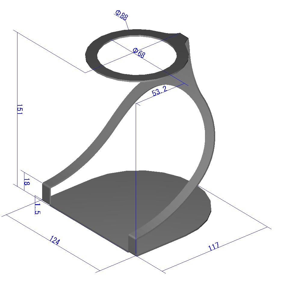 Rondo MISERU Coffee Dripper Stand Single Item Black