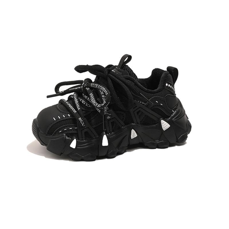 Angola red children's shoes 2025 spring and autumn soft-soled girls' sports shoes boys' casual dad shoes winter velvet