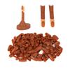 Nail Art Training Practice Finger Bendable Joints False Nail Tips Finger Mannequin with Base