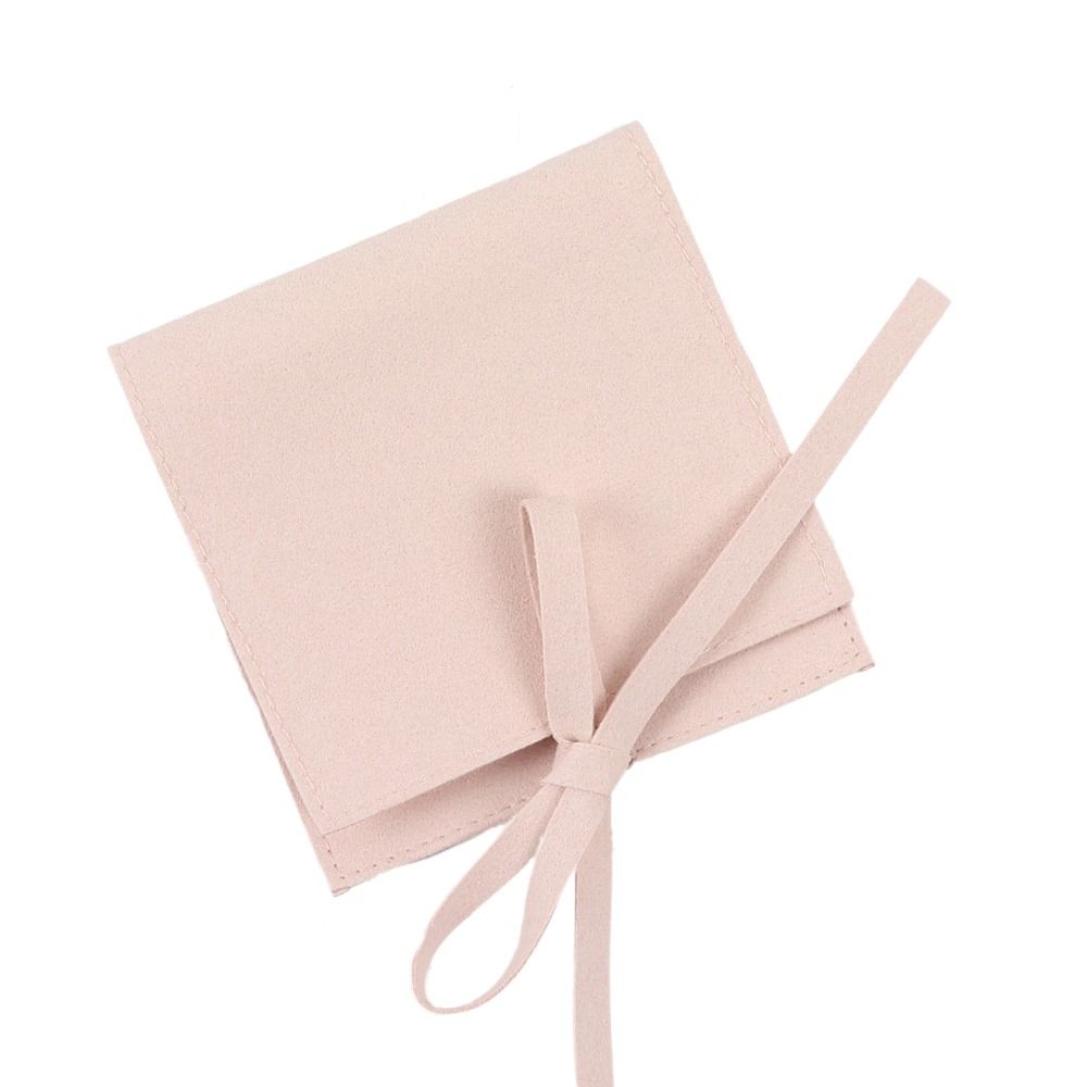 

Luxury Jewelry Package Bags with String Small Gift Bag for Earrings Necklace Ring рожевий