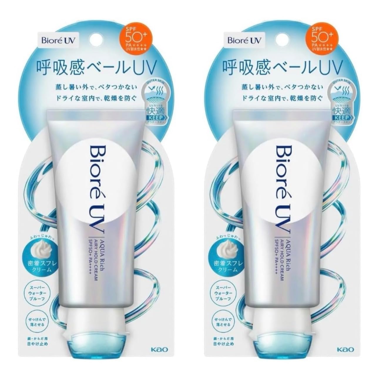 

Дышащая вуаль UV Biore UV Aqua Rich Airy Hold Канал продаж Biore [Набор] Крем, Лимитированный,