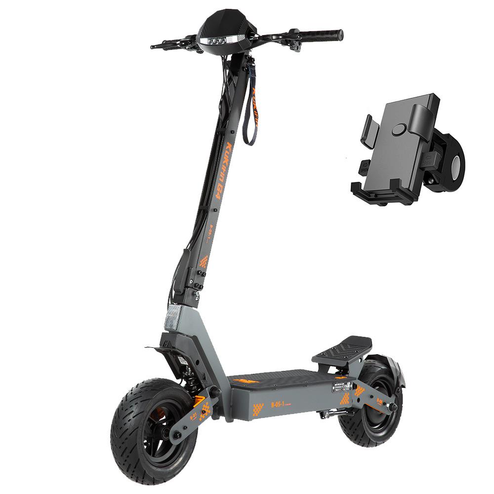 Electric Scooter Kukirin 11" 2000W Motor Adult Electric Scooter 60V 20AH Max Range 75Km Load 120Kg Black G4