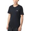 Li Ning Straight Fit T Shirt Men's Black ATSQ365-2