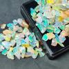 Polished White Uncut Opal Stone, Multi fire Opal, 7-15 MM Size Rough. Opal Rough Lot.