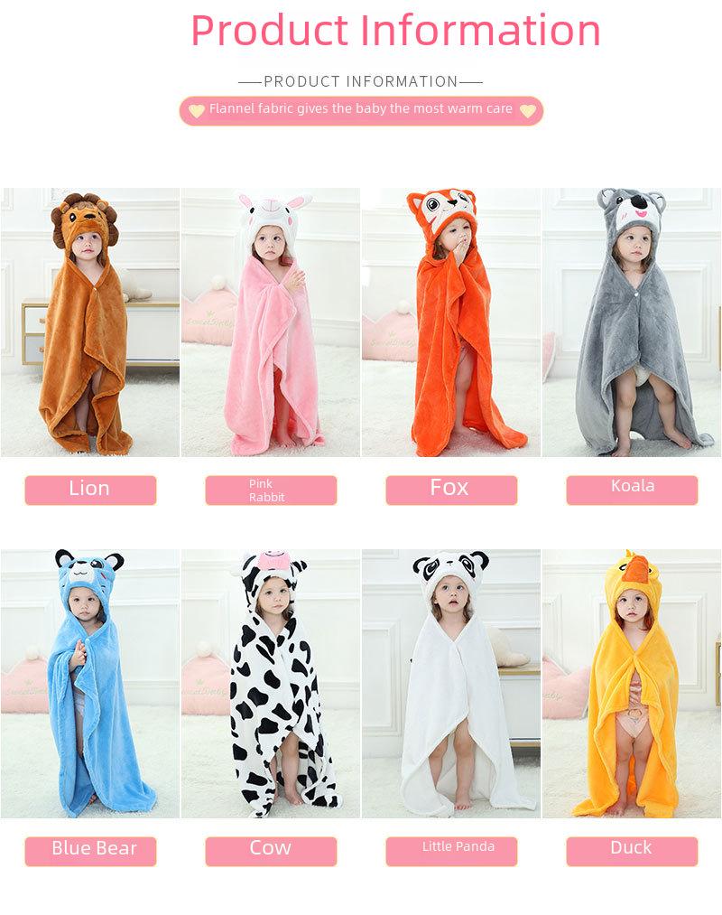 MICHLEY Neugeborenen-Flanell-Nickerchendecke für Kinder