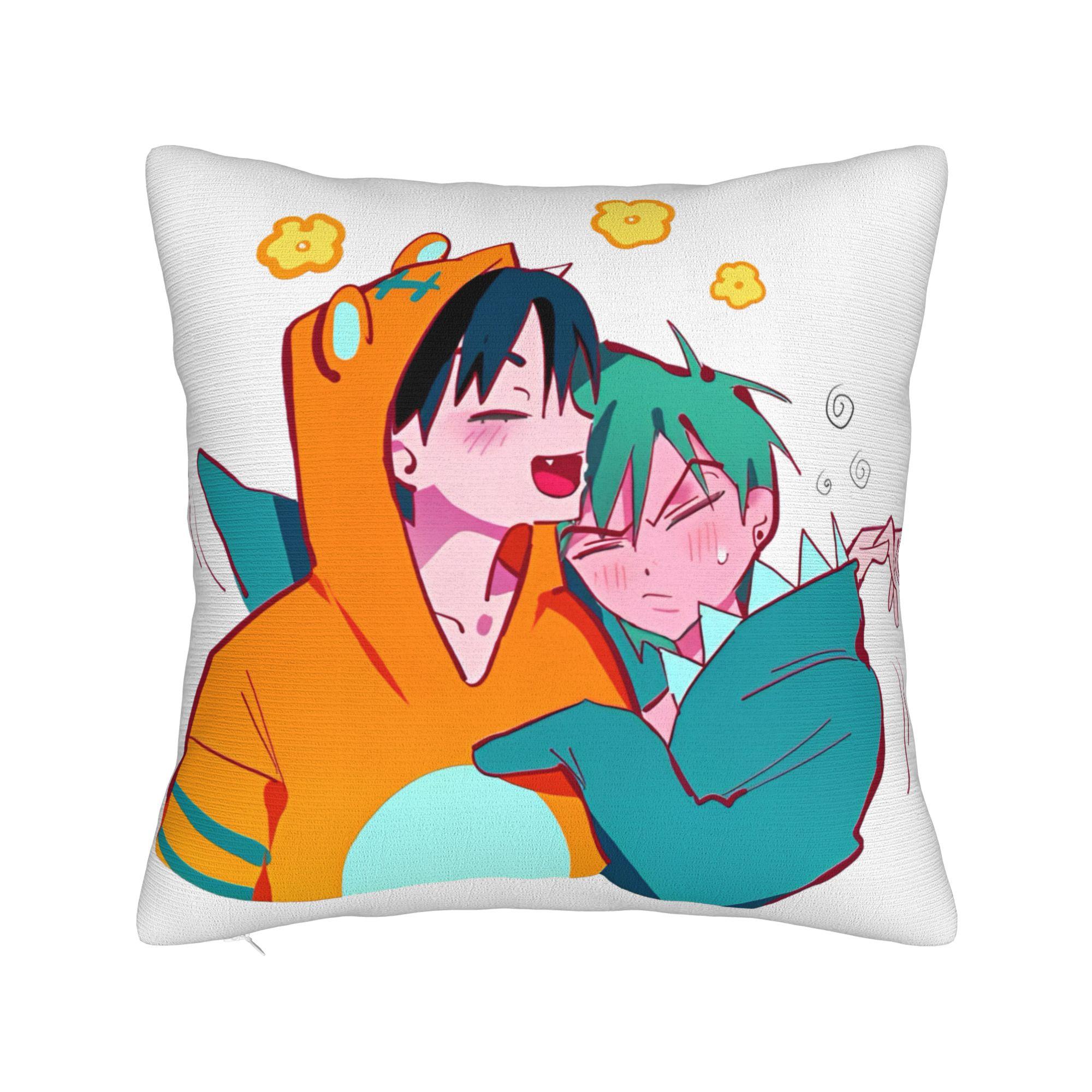 

Alien Stage Ivan & Till Square Pillowcases Polyester Room Cushion Cover Funny Home Decoration Pillowcase 40*40 12x12Inch