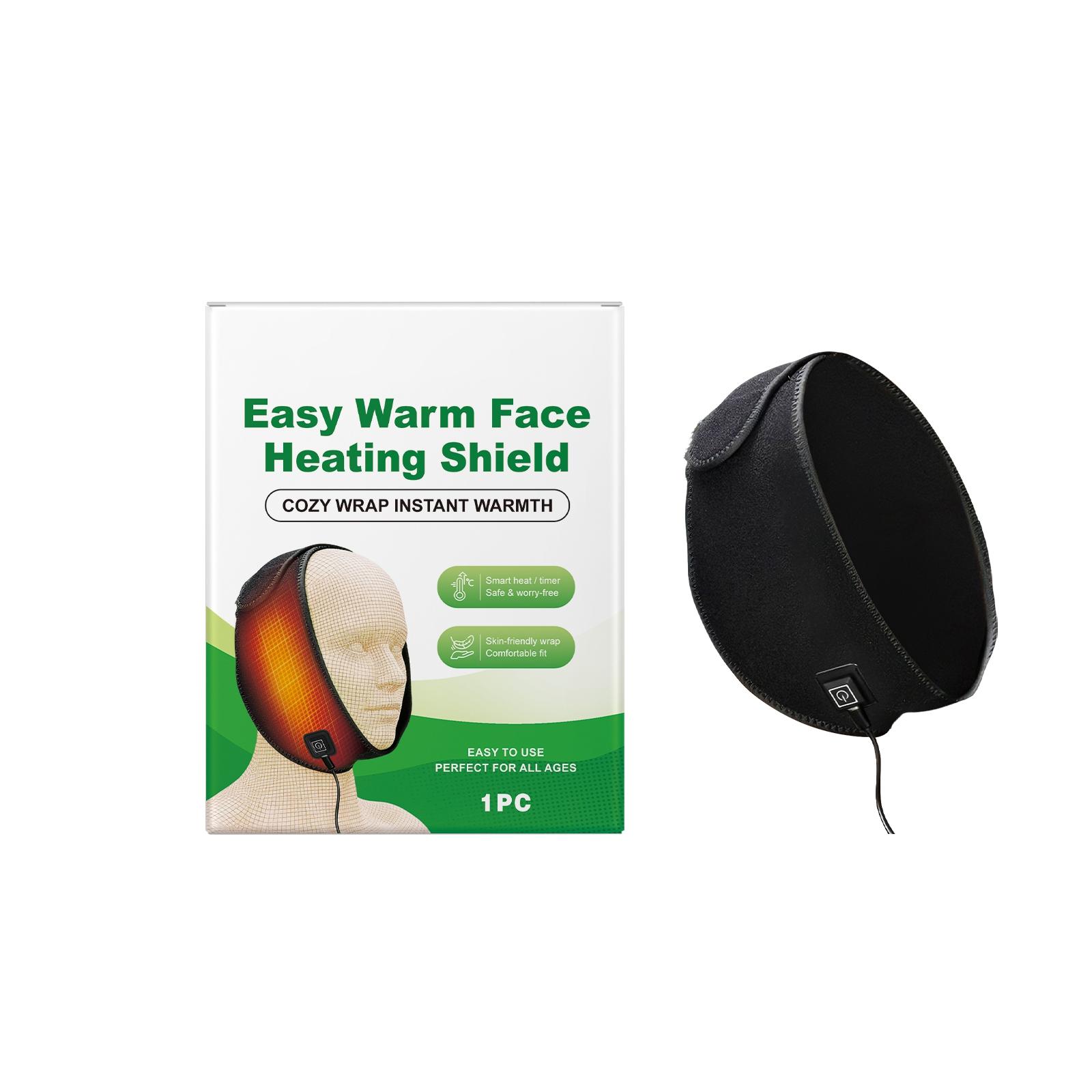 Facial Warmth Heating Mask Provides Gentle Warmth And Comfortable Facial Care For Home Use For Daily Warmth Preservation. One Size чёрный
