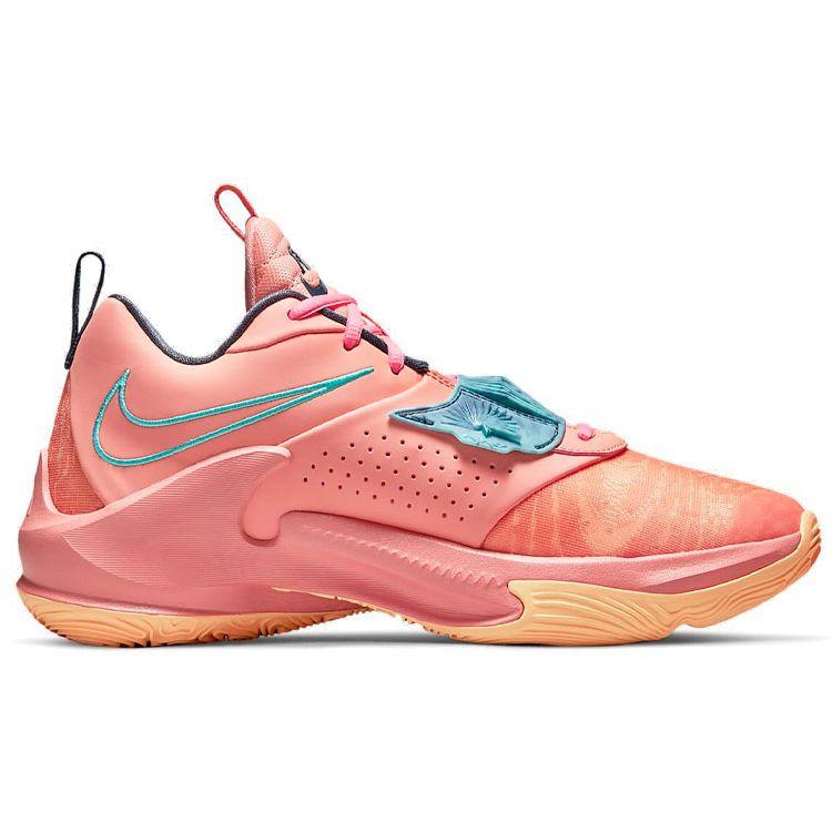 Nike Zoom Freak 3 Stay Freaky Unisex Sneakers Orange Crimson-Bliss Dynamic-Turquoise DA0694-600