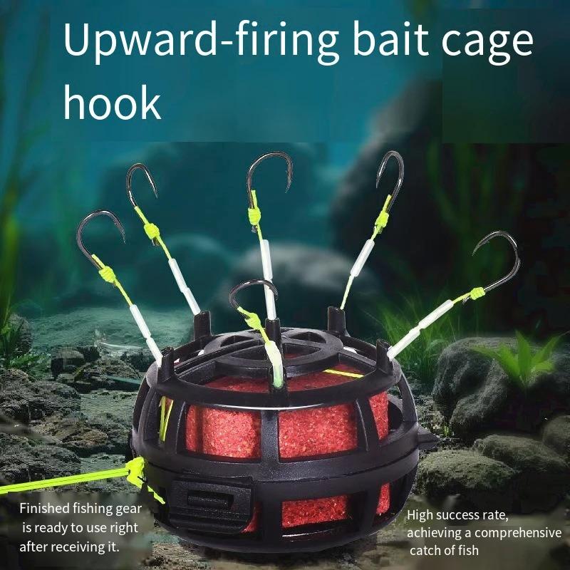 No.6/No.8/No.10/No.12 Fishing Hooks Catfish Rig Saltwater Fishing Hooks for All Skill Levels Fishing Tools Parts Honeycomb Tackle Tools