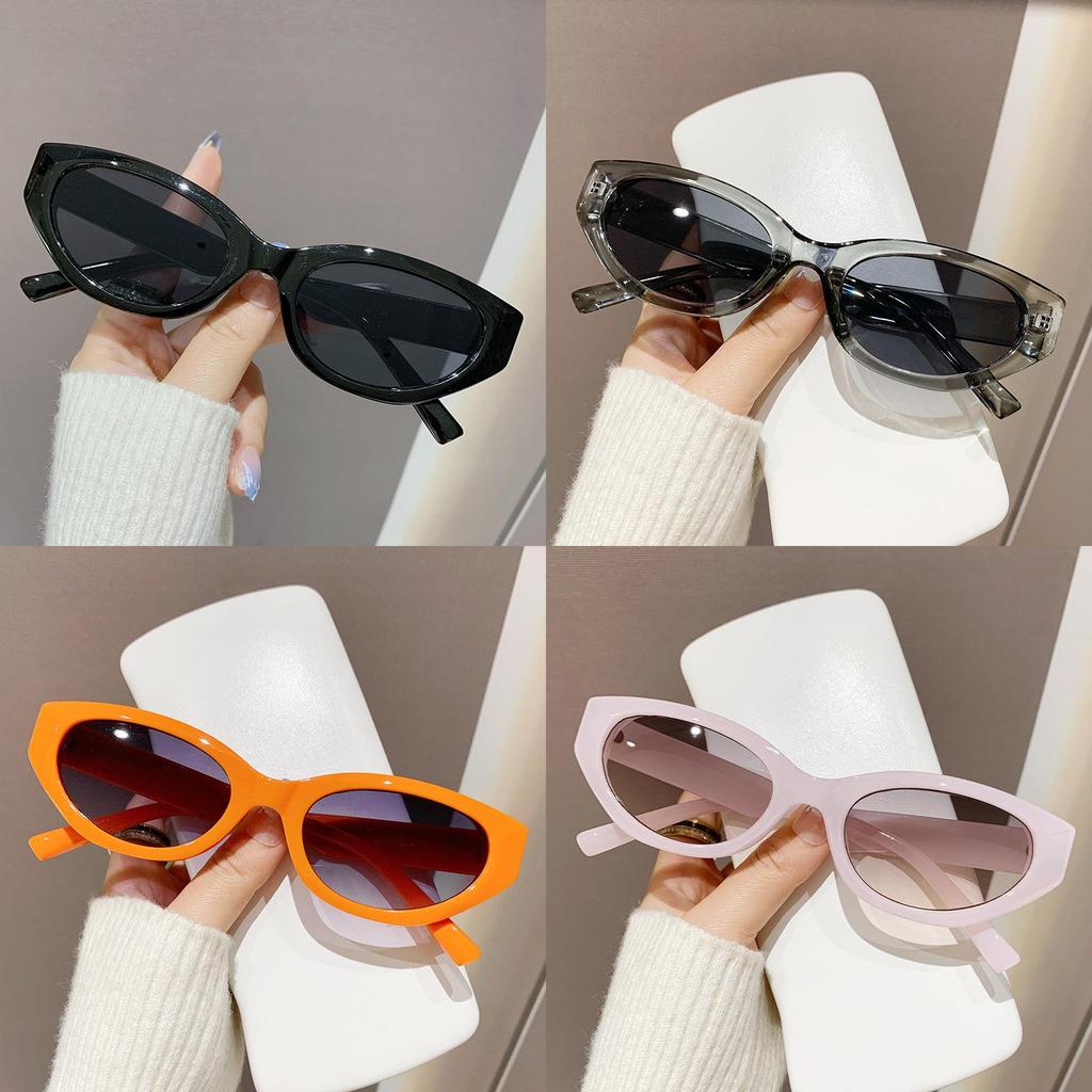Frame Elegant Lens Cat Eye Sunglasses Women  Summer Outdoor Protection Sun