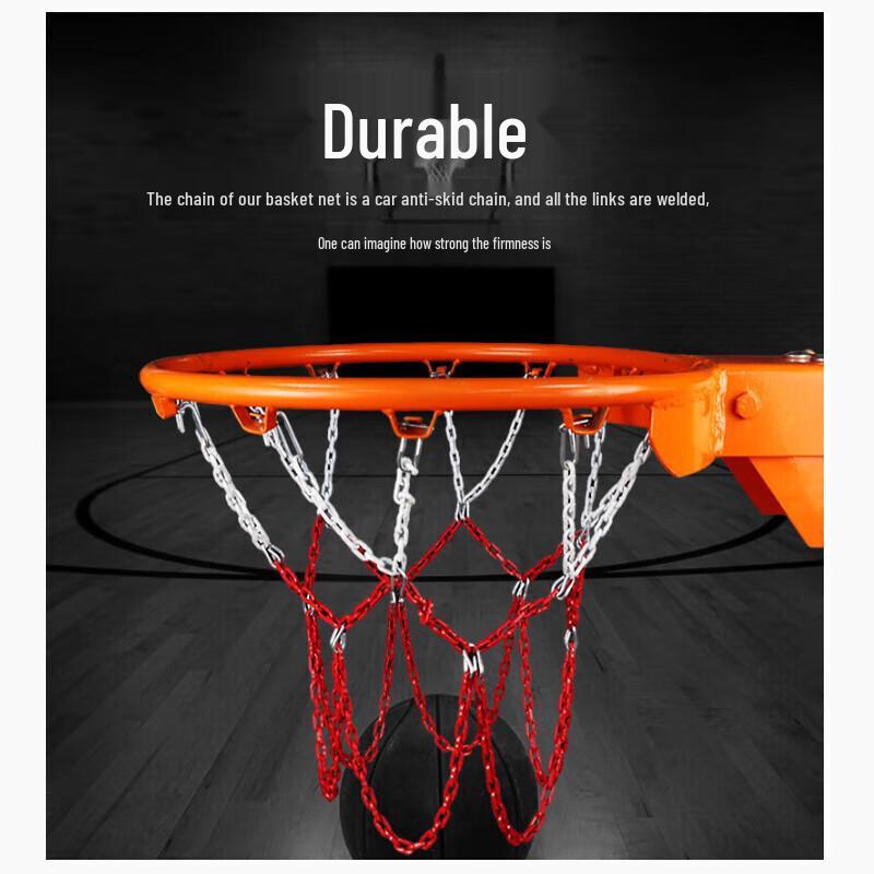 Yishunda Durable Steel Chain Basketball Net