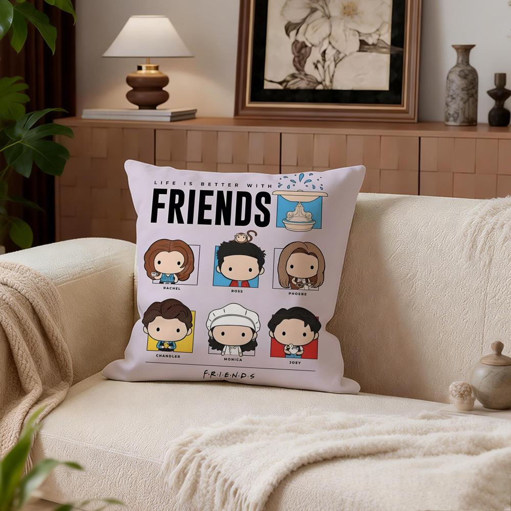 Comedy Friends Cushion Cover Cushion Cover Set 4Pcs 50x50 45x45 40x40 Pillowcase Decorative Sofa Home Decor