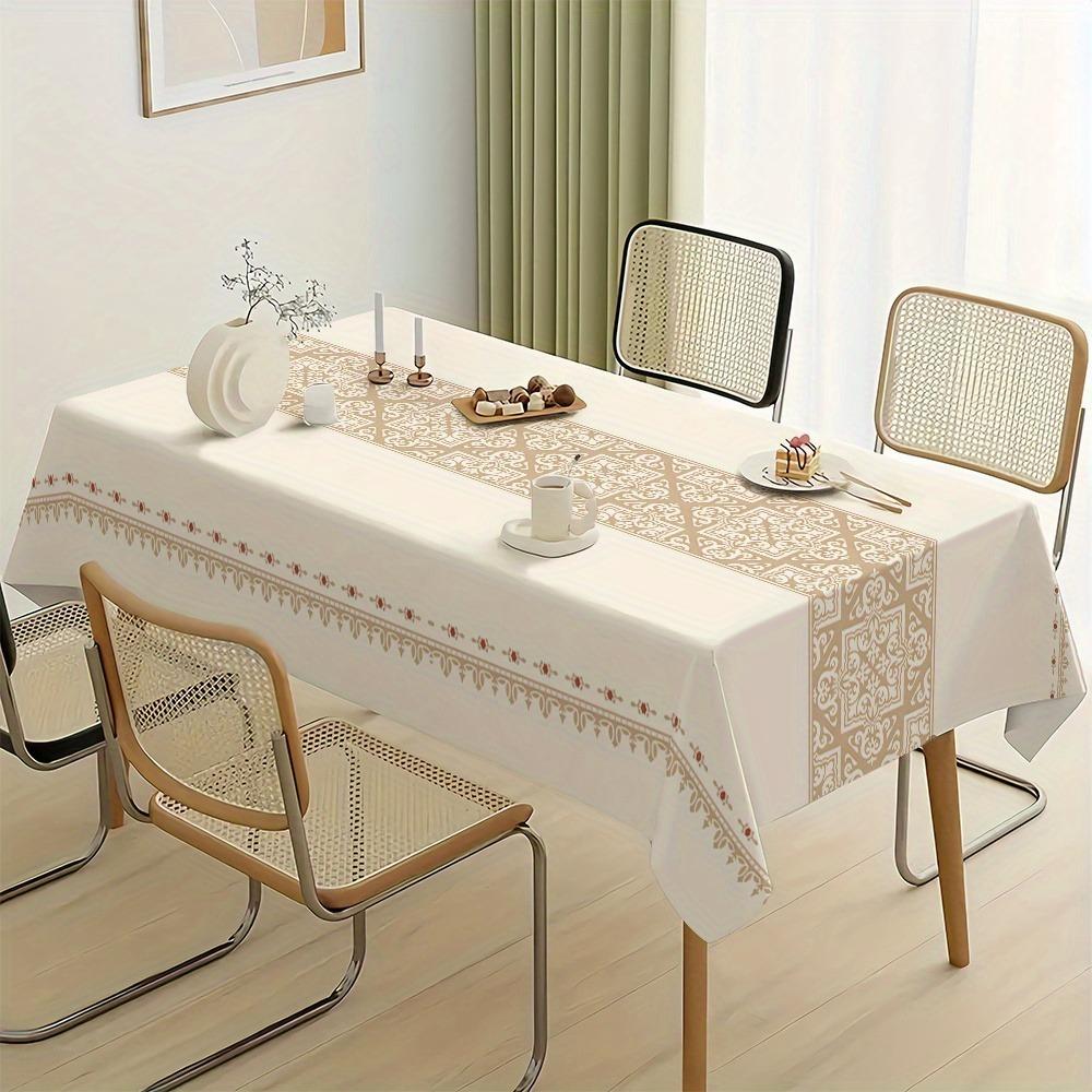 1pc Modern Style Simple Bohemian Pattern Square Tablecloth Rectangular Tablecloth.PMJ