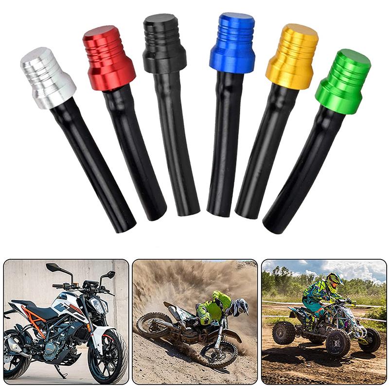 Motorcycle Gas Fuel Cap Single Way Valves Vent Breather Hoses Tubes for Motocross Quad Dirt Pit Bike Fuel Tank Breather Pipe