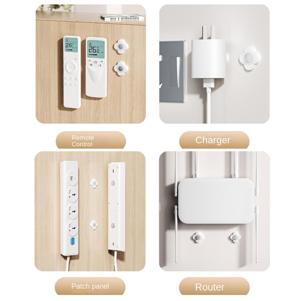 Air Conditioning TV Adsorption Buckle Self-adhesive Organizer Hooks Fashion Remote Control Holder