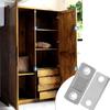 10Pcs Stainless Steel Cabinet Door Magnet Sliding Door Suction Magnetic Door Catch