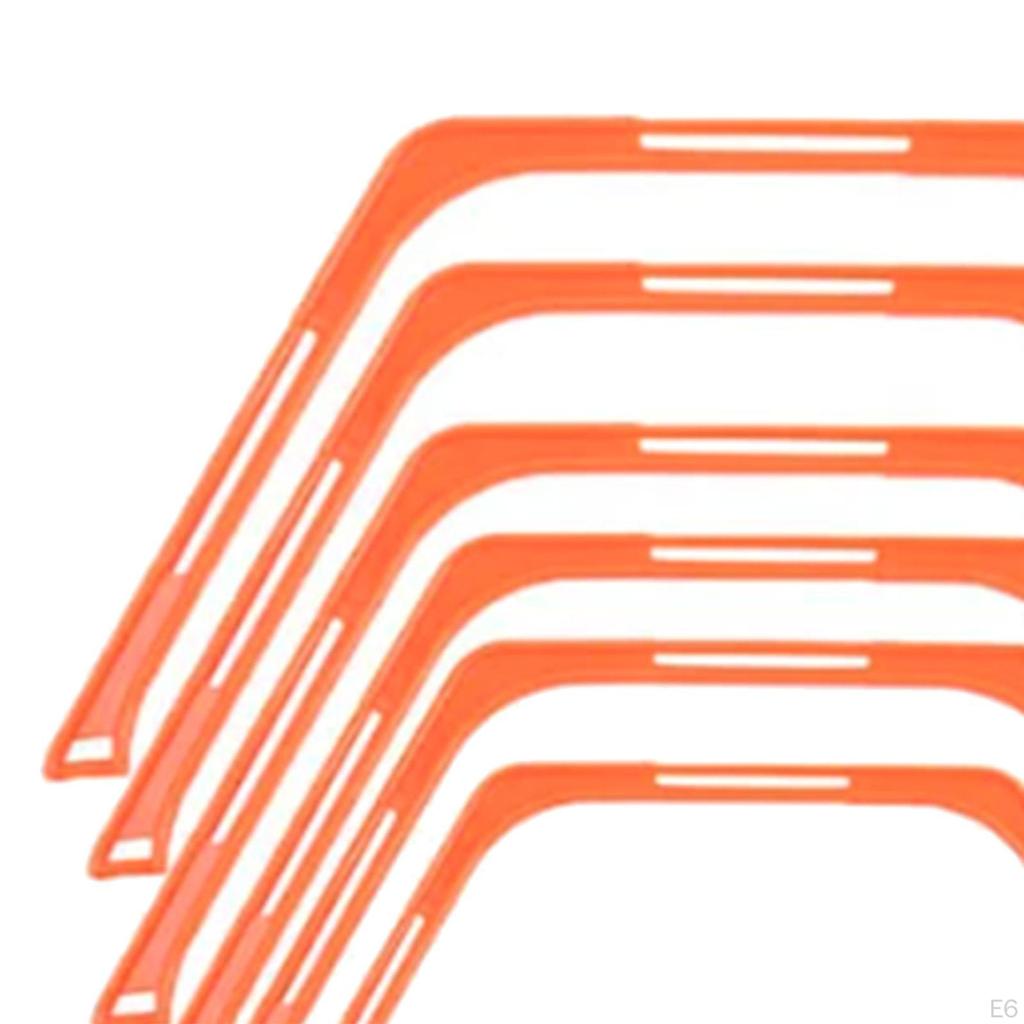 Hex Agility Rings Footwork Training and Speed Hurdles Ladder Multifunction Workout Soccer