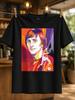 Johan Cruyff Colorful Football Portrait Collage Orange Red Pop Art Blocks And Action Figure Detail Unisex All Tshirt