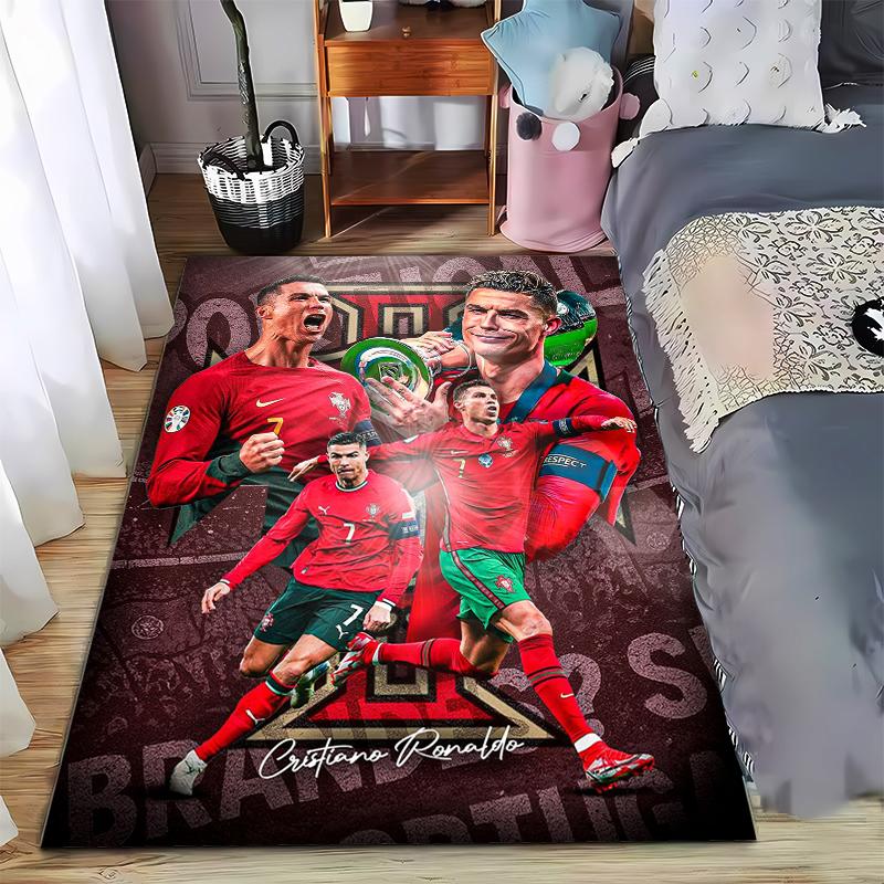Portugal Fußball Meister Set Design Bodenmatte, geeignet als rutschfeste Matte für das Wohnzimmer oder Schlafzimmer Sofa