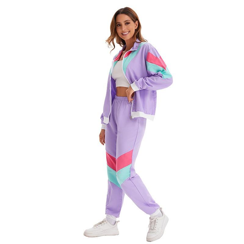 Popular Adult Men's and Women's Vintage Disco Costumes Hippie Ball Stage Performance Suits