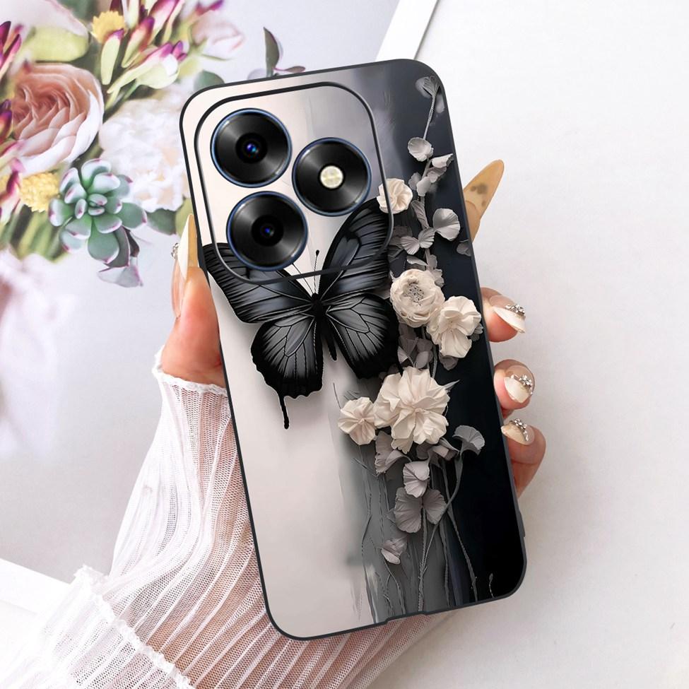 Phone Case For ITEL S23 Plus Cover S681LN Silicone Cute Cat Fashion Funny Cool Painted Casing For ITEL S23+