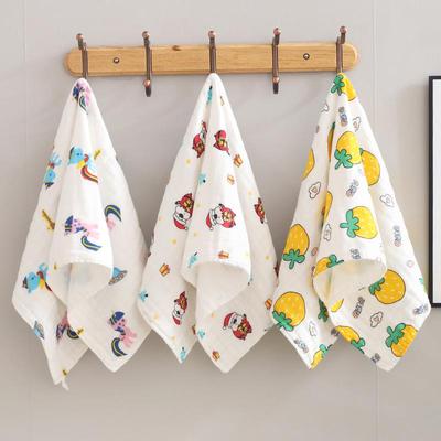 Six-Layer 35x75cm Pure Cotton Gauze Towel for Infants, Children, Adults, Sports, and Bath