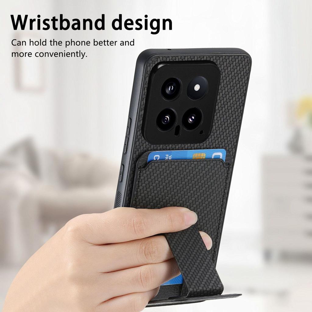 Xiaomi Mi 15Pro Mobile Phone Case Simple K80 Card Bag Turbo4 Car Magnetic Redmi Note14 Protective Case