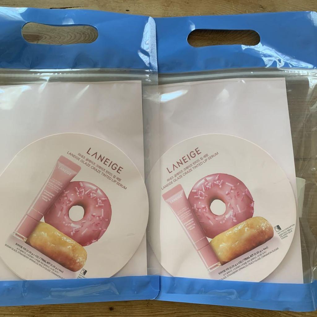 [USED] BTS FESTA Jin Seokjin Laneige Lotion and Lipstick 2 Pack