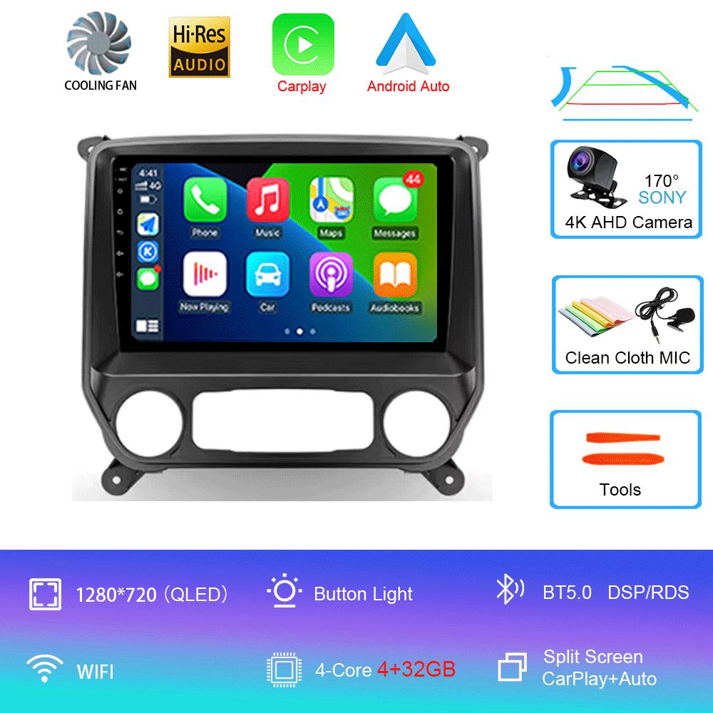 

Для Chevrolet Silverado 3 GMTK2 2014 2015 2016 2017 2018 Автомобильное радио Android 14 Carplay Авто Мультимедиа Авторадио Стерео Головное Устройство