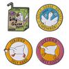 2-10pcs/set Cartoon Animal Collection Enamel Pins Cute Capybara Pet Dogs Cats Brooches Lapel Badge Jewelry Gift For Kids Friends