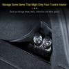 For 2025 2026 Tesla Model 3 Trunk Storage Bins Rear Trunk Organizer Waterproof Trunk Side Box with Carpeted TPE Lids Accessories