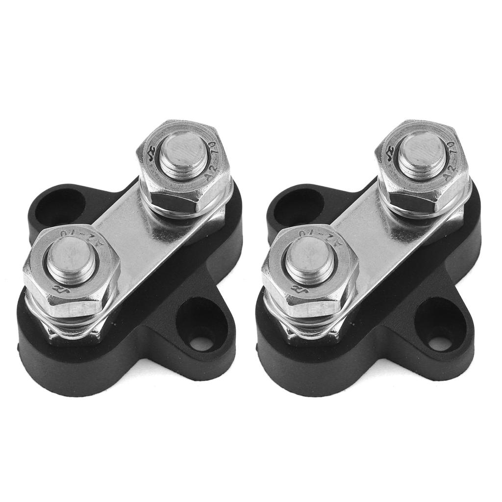 2pcs 5 16in M8 Terminal Stud Wiring Junction Block Accessory for 12 48V Trucks RVs Boats