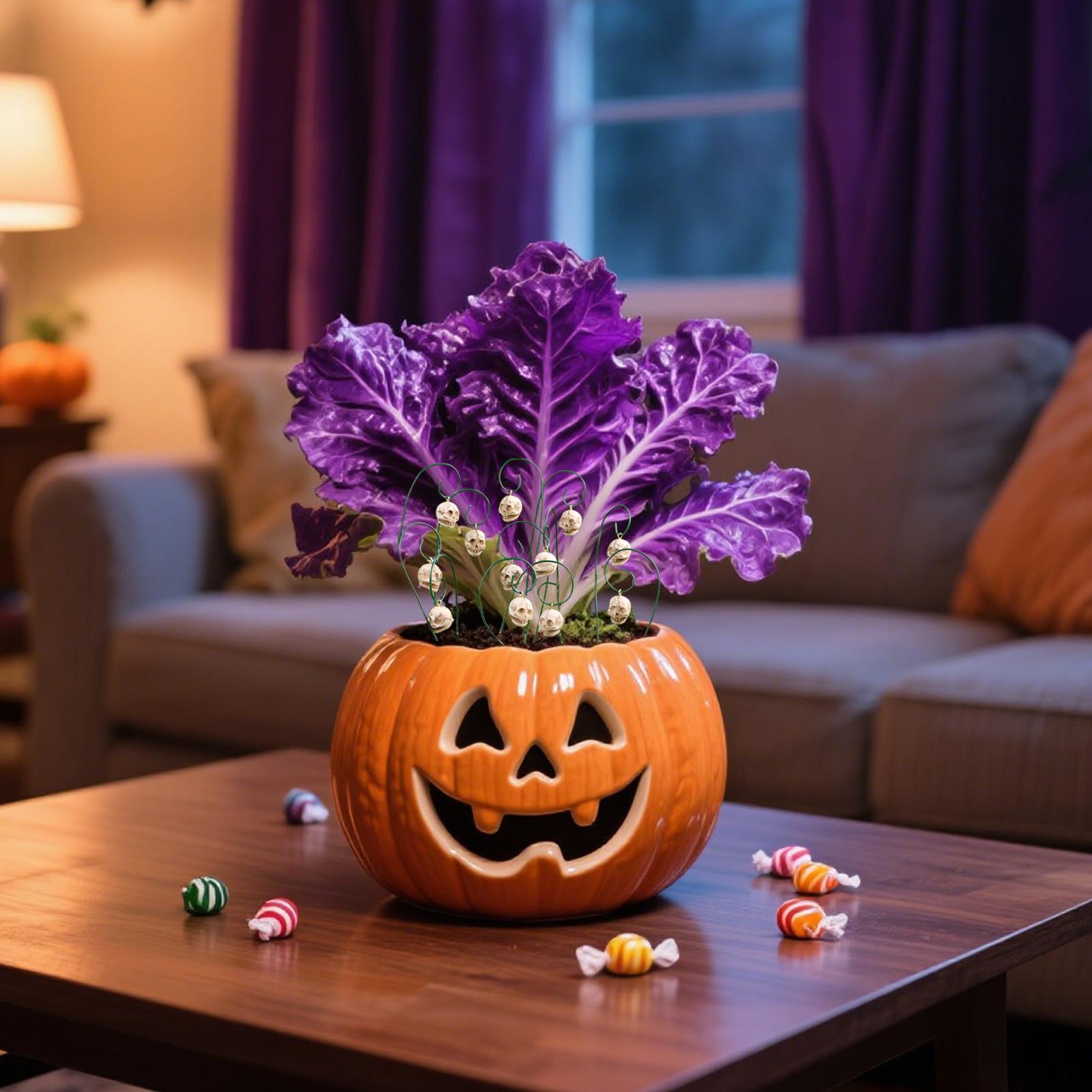 Halloween Skull Ornaments 12 Pieces Miniature Resin Skull Model Halloween Figurines Realistic Skeleton Head Figurines Party United States