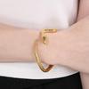 Punk Geometric Snake Shaped Titanium Steel Bracelet